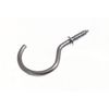 100 x Cup Hooks 25MM (1 inch) Over All Length Shouldered Chrome Plated