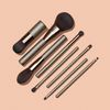 delilah - Precision Eyeshadow Brush - Perfect for Cream and Powder Eyeshadow - Vegan Makeup Tool, Blending and Contouring - Wooden Handle - Synthetic Fibre - For all Skin Type - Cruelty Free - 1 pc