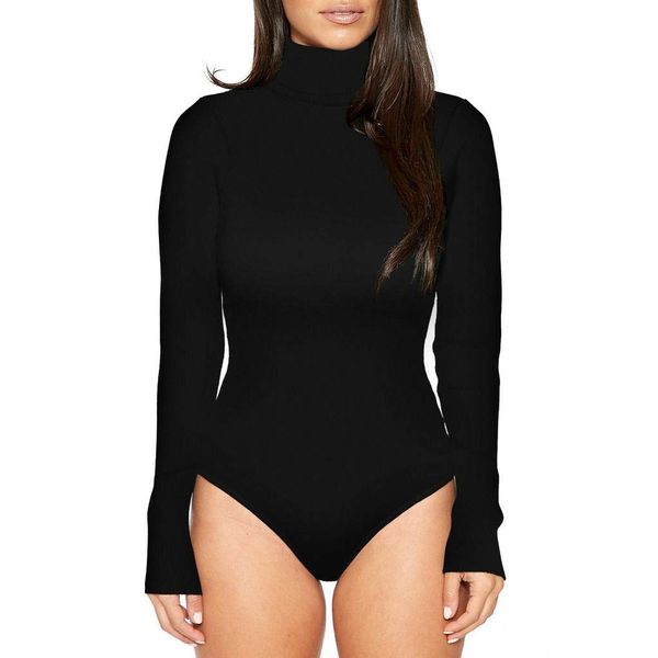 Xiang Ru Women's Bodysuit, Room Wear, Solid, Stylish, Yoga, Long Sleeve, Hip Lifting, Spring, Autumn and Winter, Sexy, Black