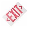 LED Emergency Exit Light Sign-Battery Backup UL924 Fire Red Letter Double Face