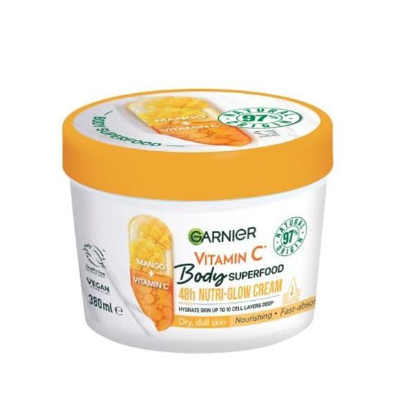 Garnier New Body Superfood Mango Vitamin C Dry Dull Skin 380Ml