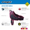 Rogz AirTech Dog Sport Harness Medium/Large - Sunset Pink