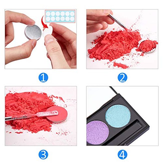 1/2/3/4 Grids Empty Eyeshadow Palette Eye Makeup Storage Dish For