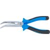 BGS 373 Telephone Pliers Bent, Silver/Black/Blue, 200 mm