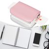 Binding Machine for Home,Comb Binding Machine, Mini Binding Machine, Manual Binding Machines Multipurpose 6 Holes Cinch Book Binding Machine for Home Office(pink)