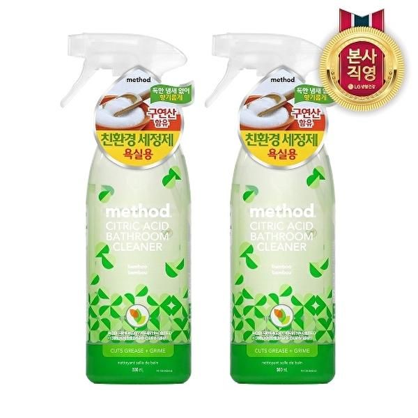 [LG Household &amp; Health Care] Method Citric Acid Bathroom Cleaner 500ml x 2