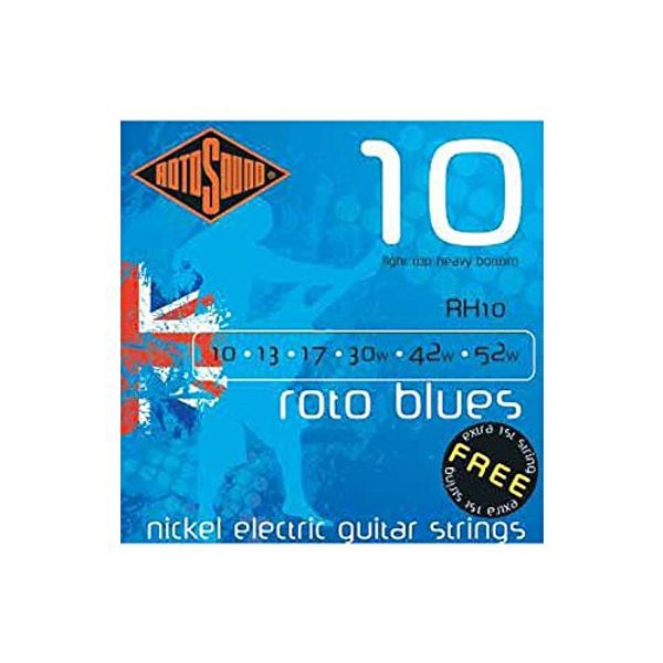 Rotosound: Light Top Heavy Bottom String Set - Roto Blues. For Electric Guitar