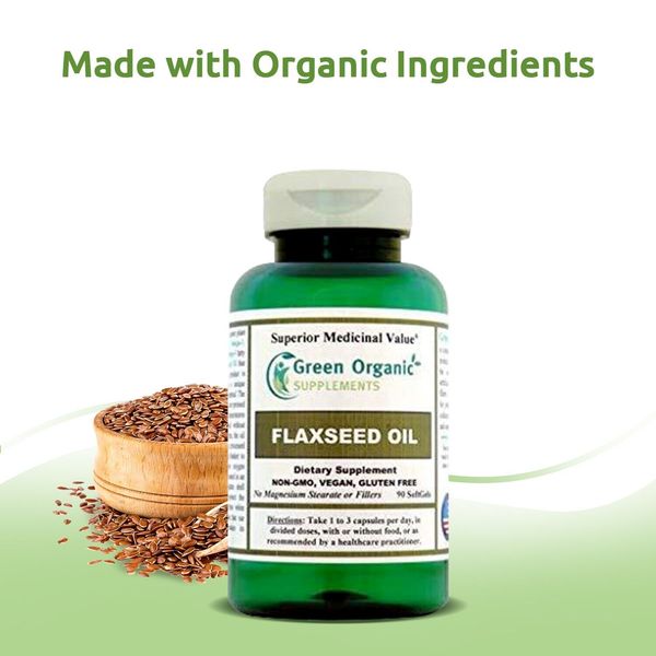 Green Organic Supplements' Flaxseed Oil