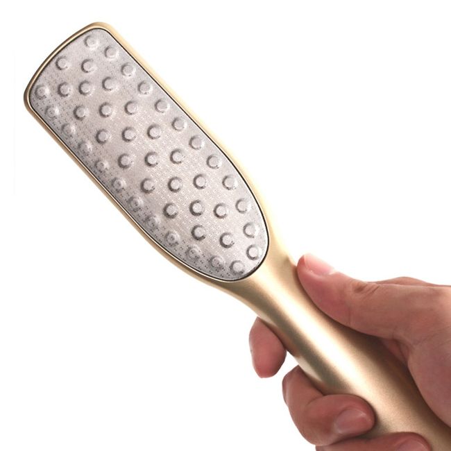 Pedicure Foot File Callus Remover Stainless Steel Foot Scraper Portable  Rasp Colossal Foot Grater Scrubber Pro for Wet/Dry Feet