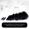 10" Long Professional Tube Cleaning Brush Set, Small Sizes Blue, 5 Pc. Kit, Heavy Duty Deep Cleaning Brushes with Flexible Handles for Bottles, Straws, Pipes, Keyboards, Glass, Guns, and Detailing