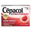 Cepacol Extra Strength, Instant Acting Sore Throat Relief Lozenges Cherry 16 ct