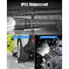 C019-XHP50 High Powered Rechargeable LED Tactical Flashlights (2 Pack)