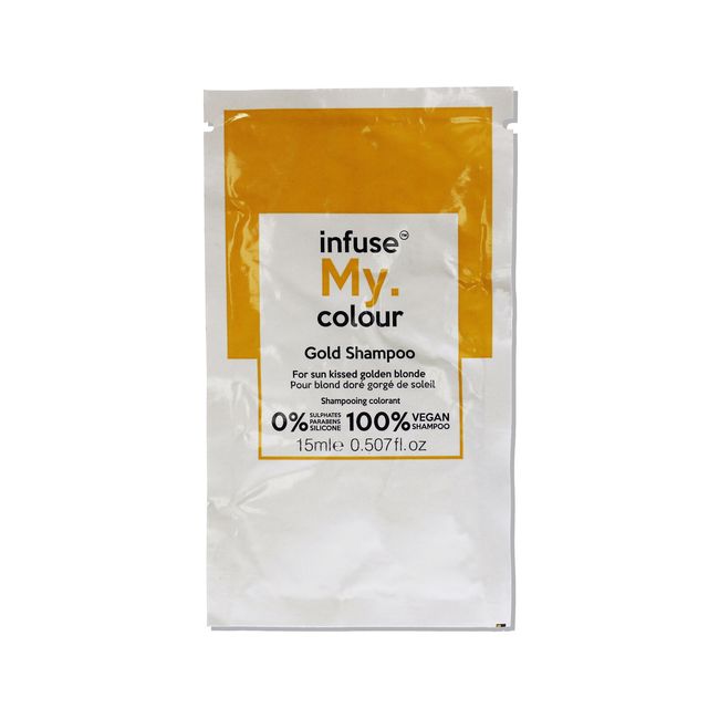 Gold Shampoo by Infuse My Colour for Unisex - 15 ml Shampoo