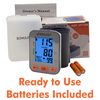 Konquest KBP-2910W Automatic Wrist Blood Pressure Monitor - Accurate - Adjustable Cuff, Large Screen Display - Portable Case - Irregular Heartbeat Detector - Tensiometro
