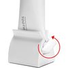 Rolling Tube Toothpaste Squeezer Toothpaste Seat Holder Stand for Bathroom Accessories-2pcs(White)