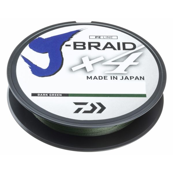 Daiwa Adult J-Braid X4E String Dark Green 0.15mm