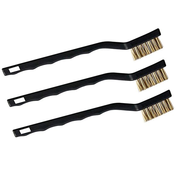 BESTU Wire Brushes 3pcs Cleaning Brushes Wire Brushes Copper Wire Brushes Rust and High Intensity Cleaning Wire Brush Set