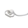 Croydex Removeable Push-Fit Secura Bath Shower Set, White
