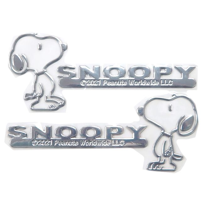 Meibo Snoopy Emblem Sticker NEW 3D Car Custom Decoration Character Fashion Door Mirror SNOOPY F