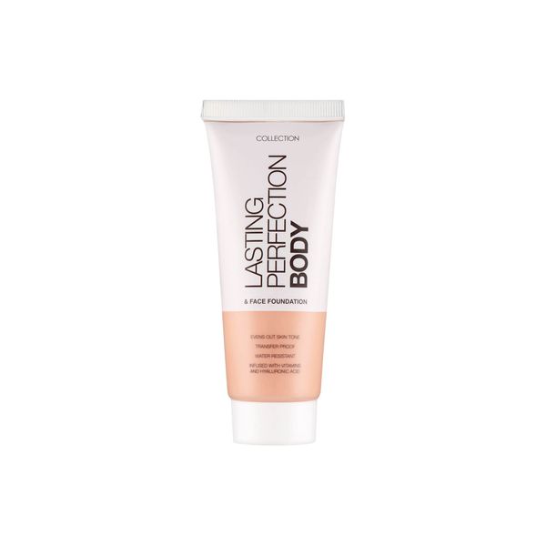 Collection Cosmetics Lasting Perfection Body and Face Foundation, Full Coverage Foundation, 65ml, Fair