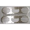 Blinglights 2 Piece Rear Bumper Diffuser Exhaust Panels Universal Performance Body Kit Parts