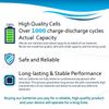 HQRP Phone Battery Compatible with AT&T/Lucent E2718B, E2727B, E2728B, E5905, E5908, E5909B Cordless Telephone