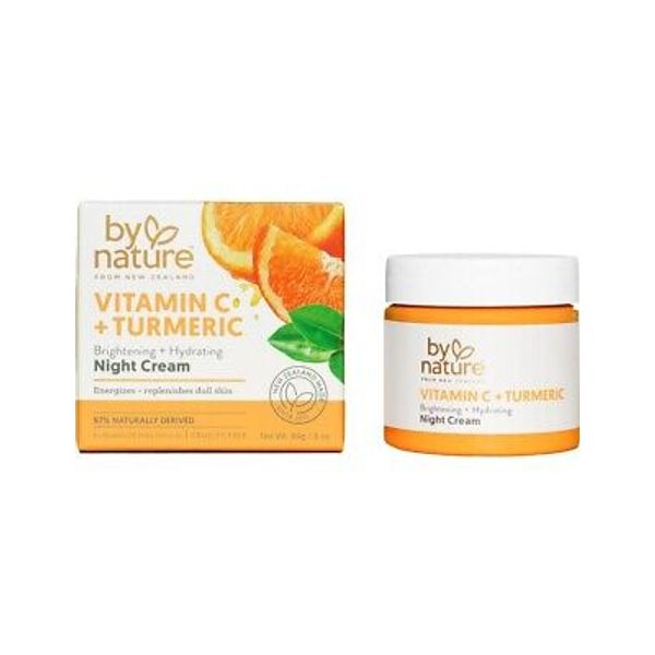 By Nature Brightening Night Cream With Vitamin C & Turmeric