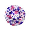 LJY 13 Pieces Assorted Shower Caps Elastic Waterproof Plastic Bathing Salon Hair Cap Lady Salon Hat