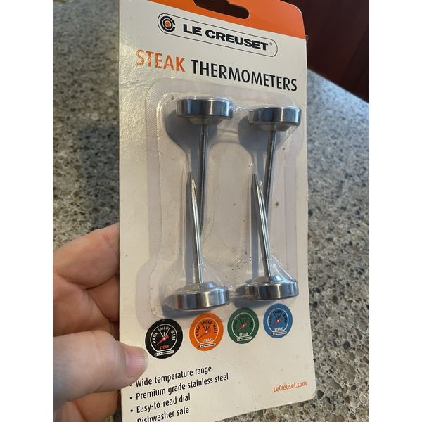 NWT Le Creuset 4 Pc Steak Thermometers