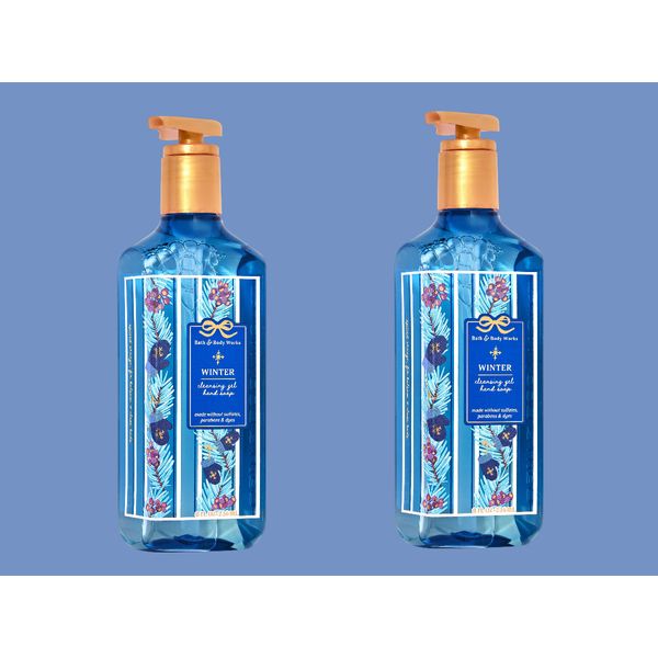 2 Pack WINTER Bath and Body Works Cleansing Hand Soap 8 Fl Oz