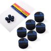 CUESOUL 6 Pieces Layer Pigskin Snooker Cue Tips