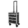 Professional Rolling Makeup Train Case Makeup Storage Organizer Cosmetic Trolley