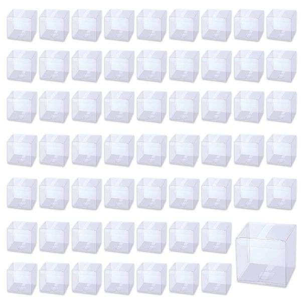 Nicheez Clear Plastic Gift Box (4cm*4cm/60pcs)