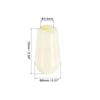 MECCANIXITY 10Pcs LP Guitar 3 Way Pickup Switch Tip Thread M3.5 Plastic Toggle Switch Knobs Cap for LP Electric Guitar, Cream