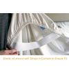 Split Flex Top King 2 PK Bottom Fitted Sheet Only for Sleep Number 1900 (White)