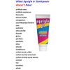 Squigle Jr Toothpaste (for Infants, Toddlers), Travel Toothpaste, Prevents Cavities, Canker Sores, Chapped Lips. Soothes, Protects Dry Mouths. Stops Tooth Sensitivity, No SLS - 4 Pack