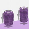 TwinThink Macrame Thread 3 mm. (PACK 5 Colors) Macrame Rope Curtains 100% Agodon (50 m)
