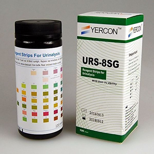 Urine Infection Test 8 Parameter Urine Dip Test (100 Test Strips per Pack)