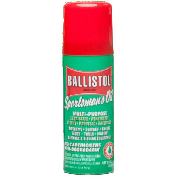 Ballistol Multi-Purpose Travel Size Non-CFC Aerosol Can Lubricant Cleaner Protectant 1.5 oz, Single