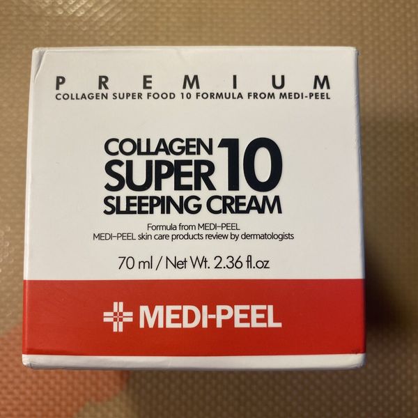 MEDI-PEEL Collagen Super 10 Sleeping Cream, 70ml/ 2.36oz New Box