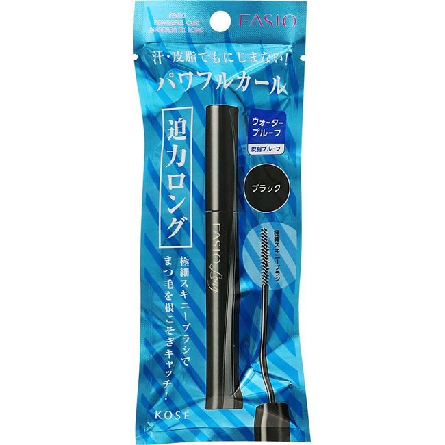 Kose Fasio Powerful Curl Mascara Long EX Black BK001 5g