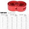 Miyinla Auto Power Stops Spring Bumper, Universal Car Shock Absorber Spring Buffer Cushion Bumper Red (D)
