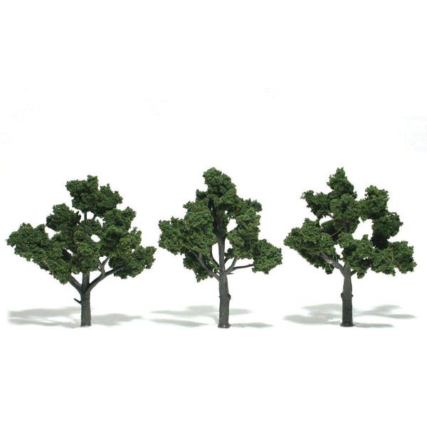 Woodland Scenics Asmb Tree Medium Green 4-5"