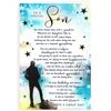 To A Special Son Birthday Card - Size 6" X 9"