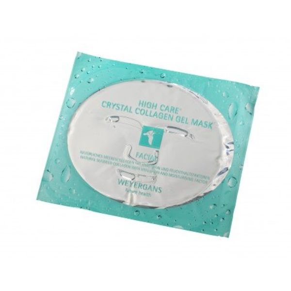 Crystal Collagen Gel Mask, Natürliches Meerescollagen mit Hyaluron und Feuchthaltefaktor