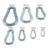 2 x Carabiner Hooks with Snap Hooks, Assorted Sizes, 60mm x 6mm