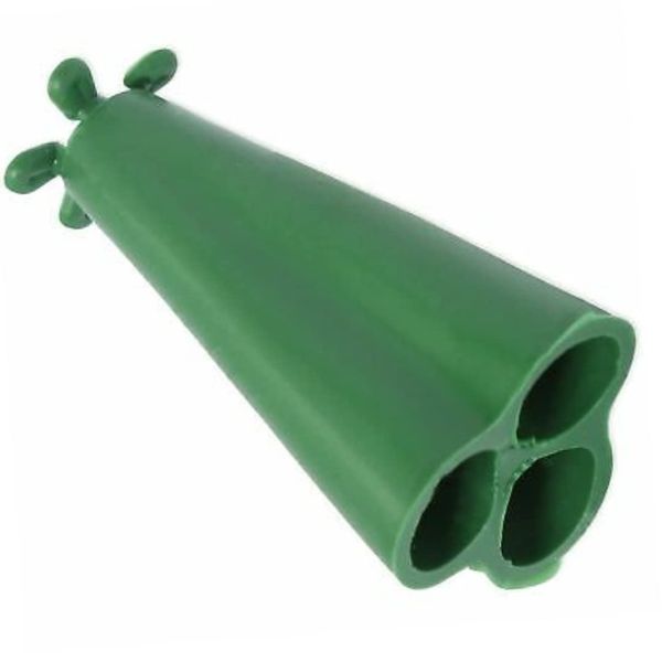 FIXINGS DIRECT (50Pc) Rubber Cane Caps (Multiple Garden Cane Eye Protection Caps Super Soft (Pyramid Threeway Cane Cap)