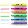 Accent Tank Style Highlighter, Chisel Tip, Fluorescent Yellow, 12/Pk