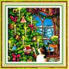 Christmas Greeting Card Mischief Cat Pop-Up