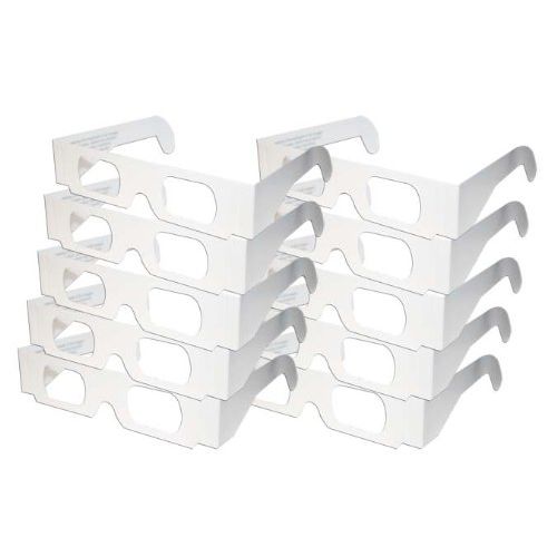 ChromaDepth® Glasses -High Definition - White Cardboard - 10 Pairs